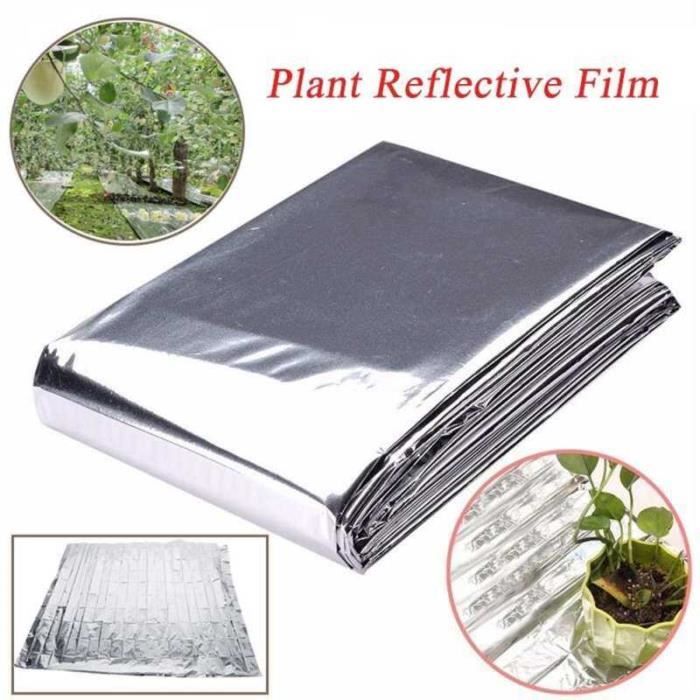 Umichen Lot De 4 Films Mylar Hautement Réfléchissants 205x130cm - Serre De Jardin, Chambre De Culture, Camping & Survie