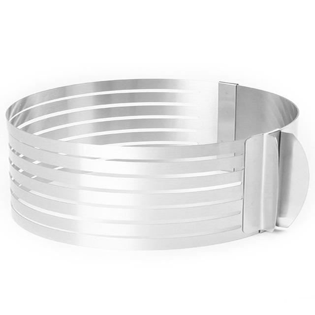 Trancheuse à Gâteau Réglable En Acier Inox - Pour Gâteaux De 16-20 Cm