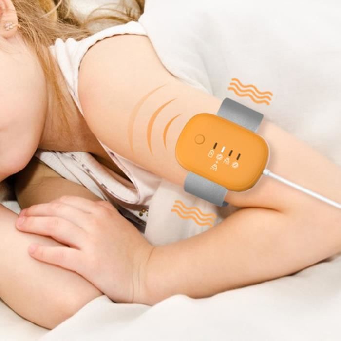 Zerodis Alarme pipi Moniteur d'énurésie nocturne Alarme d'énurésie