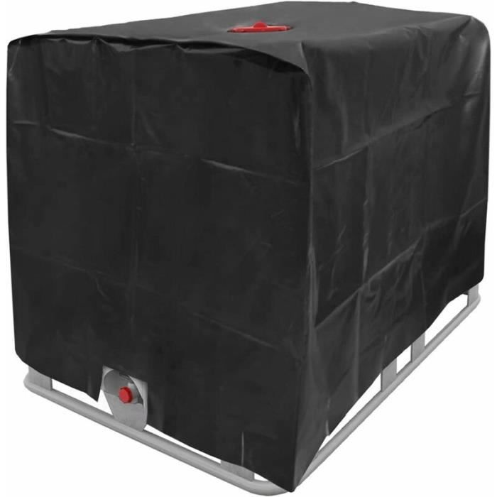 Bâche De Protection Cuve IBC 1000L Luxshiny - Housse Anti-UV étanche Avec Fermeture éclair 120x100x116 Cm - 6
