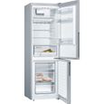BOSCH KGV36VLEAS - Réfrigérateur congélateur bas-307 L (213+94 L)-Froid brassé - L 60 x H 186 cm - Inox-1