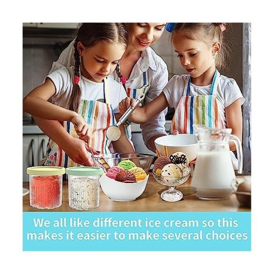 Couvercle De Rechange Pour Sorbetière Ninja Creami Deluxe NC501EU - Polycarbonate Sans BPA, Facile à Nettoyer