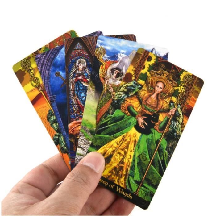 Jeux de plateau,Tarot Illuminati Kit 78 cartes Deck Divination destin