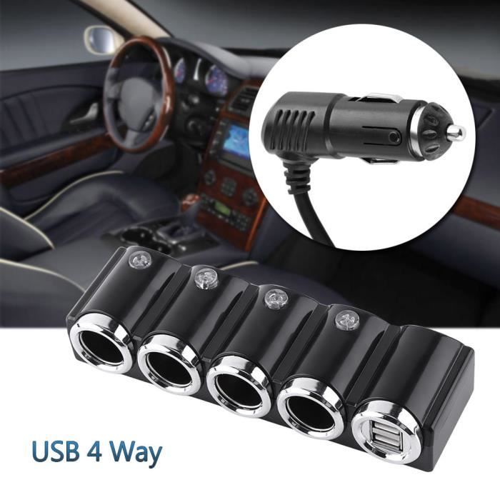 Convertisseur de voiture régulé 2000mA DC/DC avec indicateur