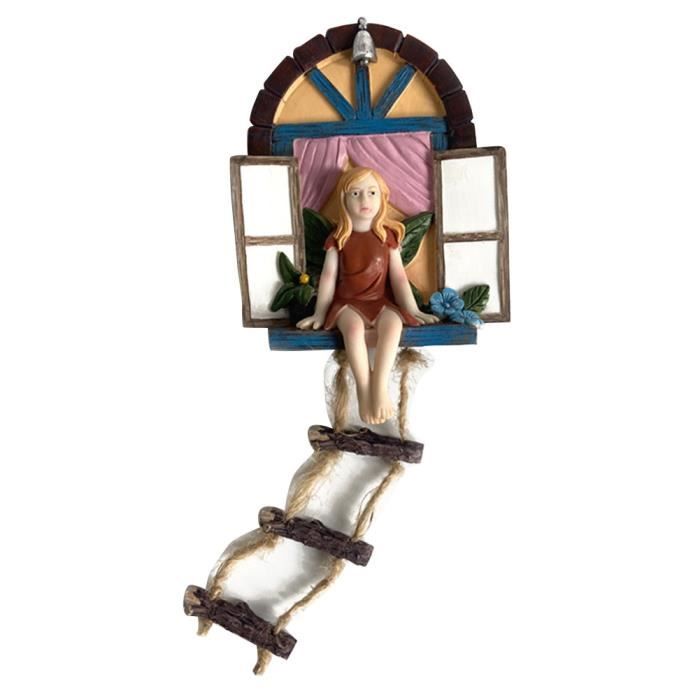 MagiDeal Figurine Miniature Fille échelle 1:18 – Résine Peinte 9,8 Cm, Décoration Maison De Poupée, Accessoire Diorama