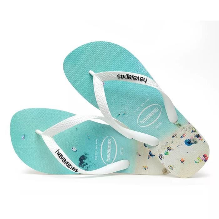 Tong shop havaianas blanche