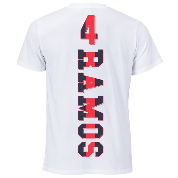 T-Shirt PSG Sergio Ramos – Collection Officielle Paris Saint-Germain, 100% Coton, Tailles S à XXL Et Enfants