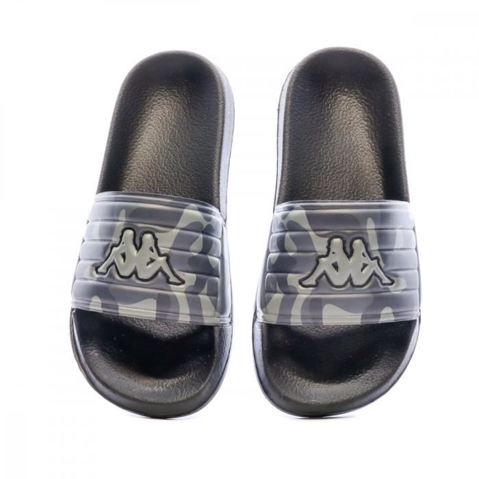 Claquettes Noires Garçon Kappa Matese Cdiscount Sport