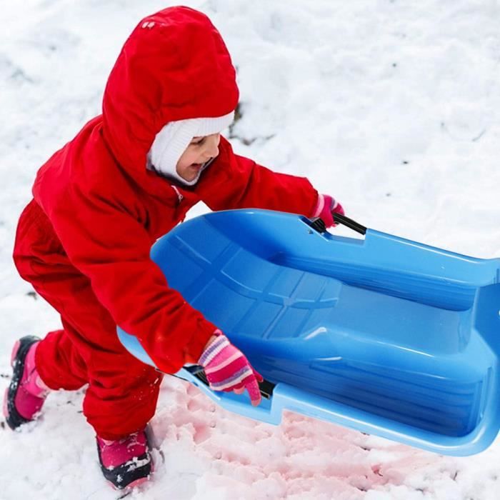 Luge De Neige Mat – Traîneau Souple Pliable 137 X 42 Cm, Avec Poignées, Pour Enfants Et Adultes – Glisse Sur Neige, Sable, Herbe – été Comme Hiver
