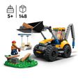 LEGO® City 60385 La Pelleteuse de Chantier, Jouet Engin de Chantier, Garçons et Filles 5 Ans-2