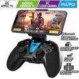 Manette gamer PREDATOR sans fil bluetooth avec support smartphone, pour iOS Apple TV, Android, Cloud gaming, PC, PS4, PS3-2