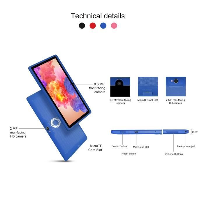 Tablette 16Go 7" HD Artizlee® Tablette2