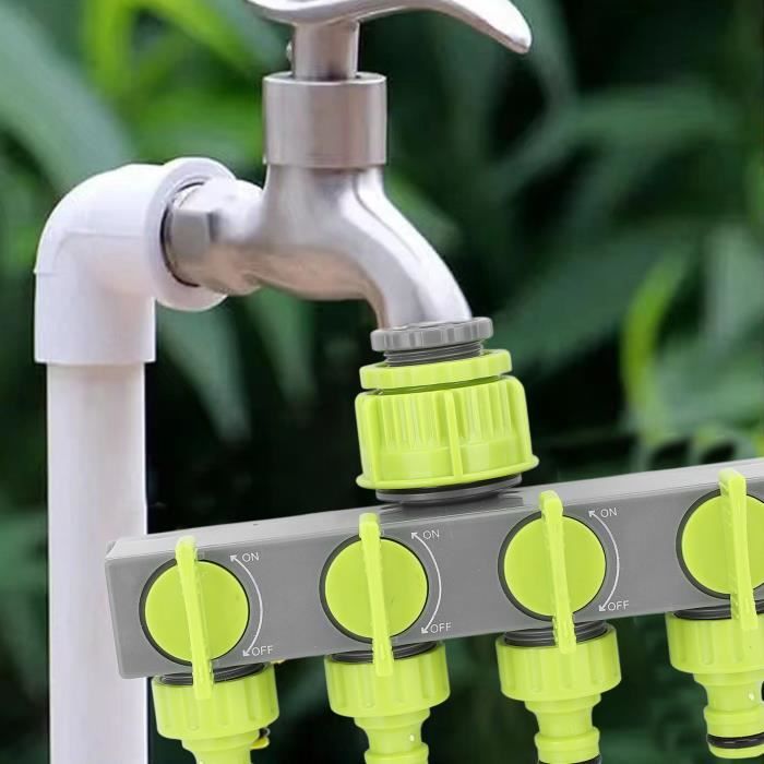 Accessoire Jardin Arrosage Raccord De Tuyau En Y 2 Voies - Distributeur D'eau Pour Robinet - Arrosage Jardin Distributeur Eau Robinet