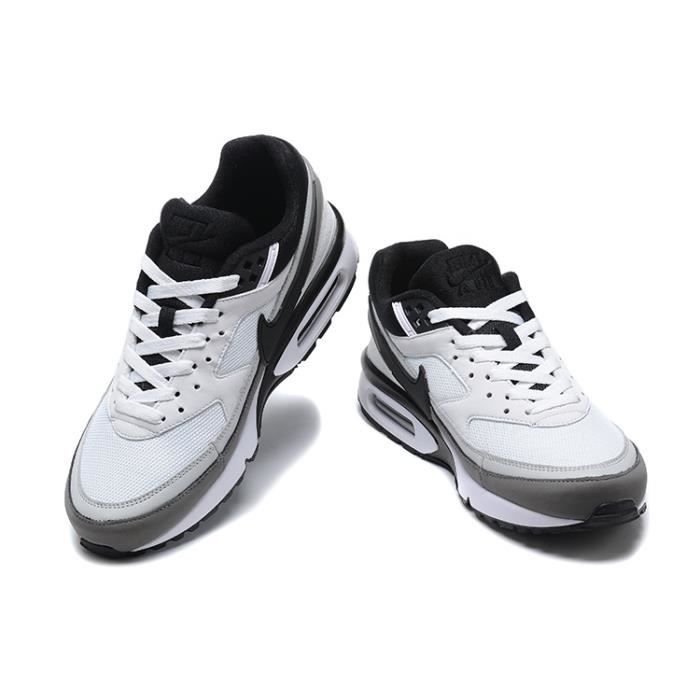 Nike Air Max BW Baskets Homme Et Femme Blanc gris noir Cdiscount Chaussures