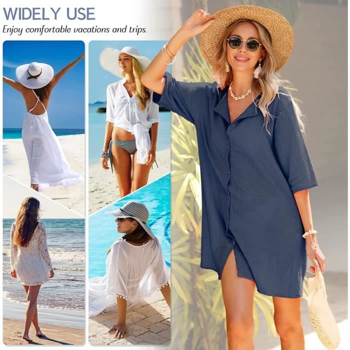 Chemise de best sale plage femme