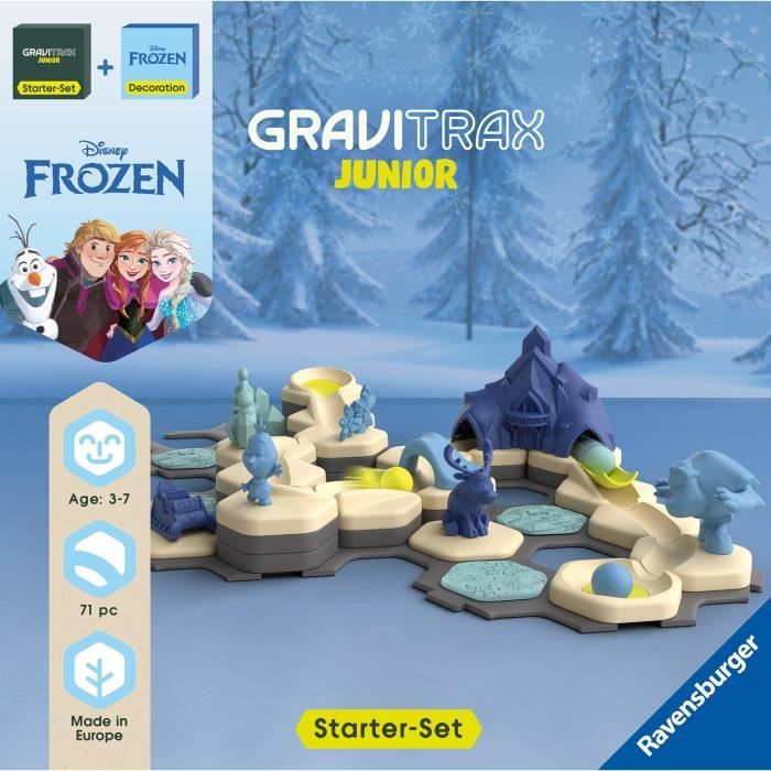 Ravensburger – GraviTrax Junior La Reine Des Neiges – 71 Pièces – Circuit De Billes – Dès 3 Ans
