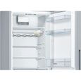 BOSCH KGV36VLEAS - Réfrigérateur congélateur bas-307 L (213+94 L)-Froid brassé - L 60 x H 186 cm - Inox-3