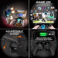 Manette gamer PREDATOR sans fil bluetooth avec support smartphone, pour iOS Apple TV, Android, Cloud gaming, PC, PS4, PS3-3