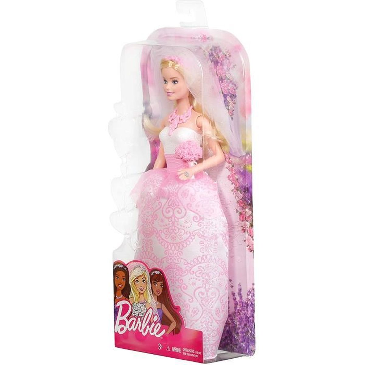 Barbie Dreamtopia Poupées Mariée et Vêtements Robe de Mariage Jouet Mattel CFF37 