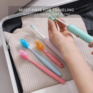 MXTIMWAN Porte Brosse à Dents - Support 6 Compartiments Bambou - Pour Salle De Bain