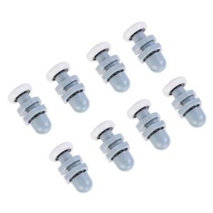 Roulettes de porte de douche lot de 4 pices rouleaux de rechange pour