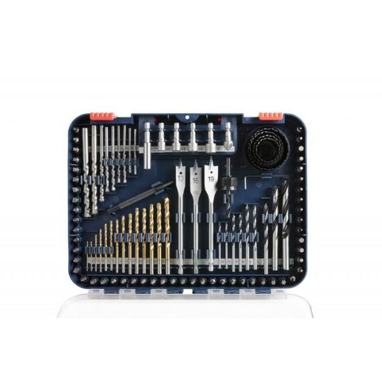 Kit de 235 forets professionnels bois et m/étal 230 TLG Bleu