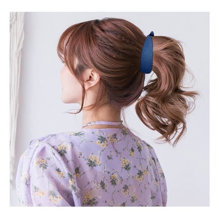 2 Barrettes à Cheveux Longues - 9 Cm, En PC, Pour Une Coiffure Pratique Et élégante