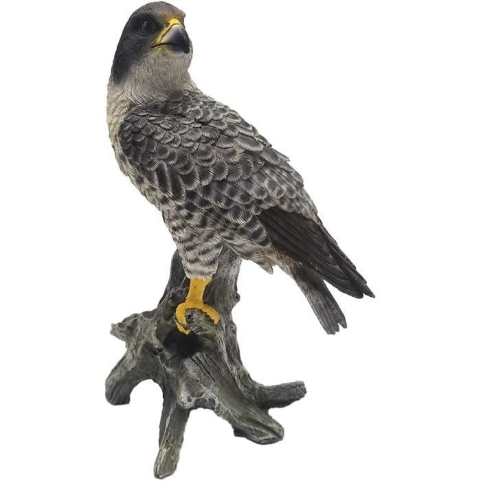 Figurine Bullyland – Faucon Pèlerin – 10,5 Cm – Peinte à La Main – PVC Sans Plastifiants – Collection Nature