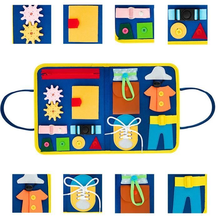 TTLIFE Busy Board Montessori LED Jouet Enfant, d'apprentissage et