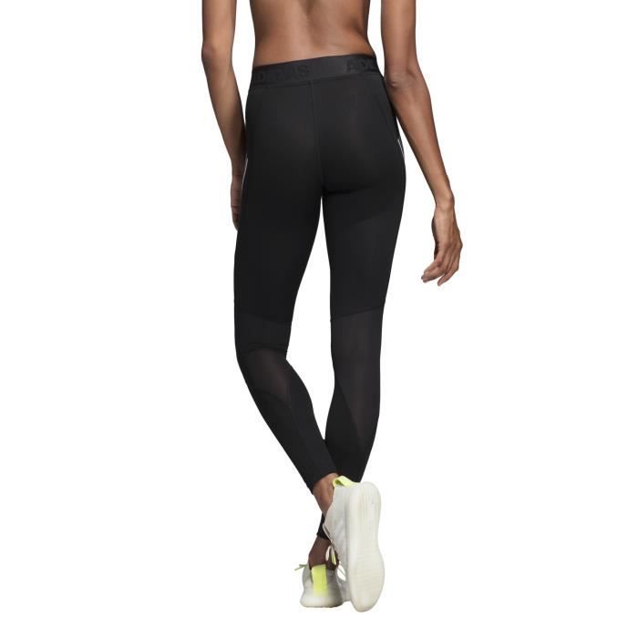 Legging femme adidas Alphaskin Sport 3-Stripes - Effet de compression et  ventilation intégrée - Cdiscount Sport