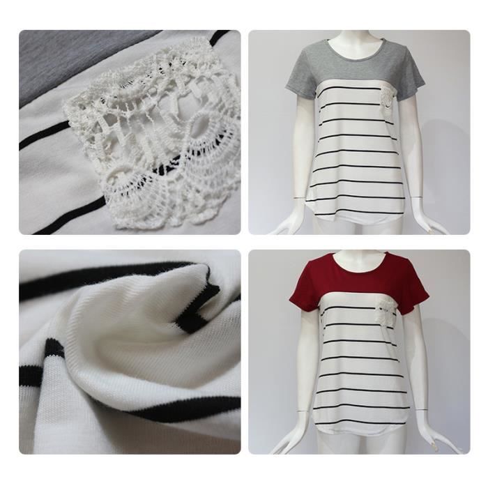 Tee shirt femme sales de marque en solde
