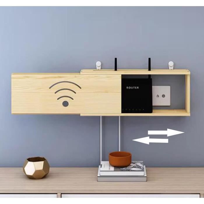 Cache Un Rack Informatique Cache Box Wifi, Boite Rangement Routeur Wifi Cache Par Faitement Le ...