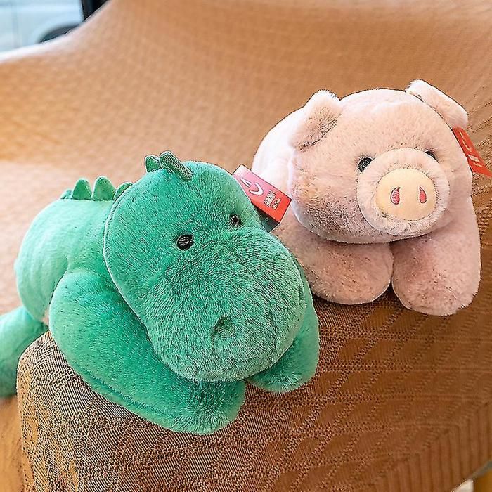 Jouet en Peluche Dinosaure Mignon, Poupée Kawaii Dinosaure, Décoration de Chambre d'enfant, Cadeau d'anniversaire Bleu pour Filles et Garçons