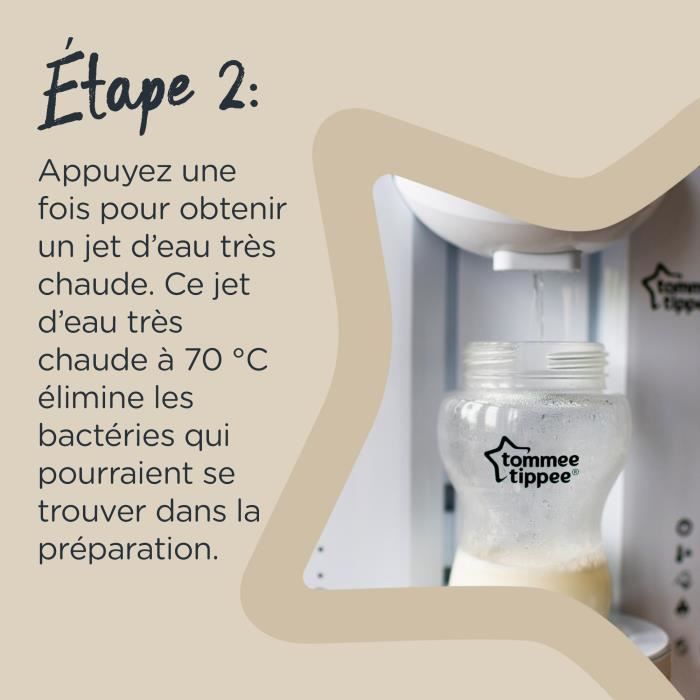TOMMEE TIPPEE Préparateur Chauffe Biberons, Perfect Prep, Blanc - Cdiscount  Puériculture & Eveil bébé