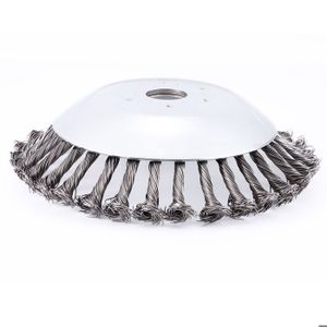 Brosse Débroussailleuse Thermique 200mm Acier Premium - Tête Débroussailleur Universelle