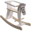 cheval bascule bois blanc