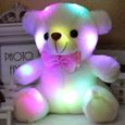 20 CM LED coloré brillant lumineux en peluche bébé jouets éclairage ours en peluche ours en peluche beaux cadeaux pour les enfants-0