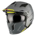 Casque moto cross simple ecran transformable avec mentonniere amovible MT Helmets Streetfighter Sv Uni (Ece 22.06)