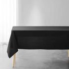 DOUCEUR D'INTERIEUR Nappe en Coton "Mistraline" 140x240cm Noir