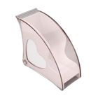 Conteneur de stockage de papier à café, Élégant Support de Filtre à Café avec Couvercle Anti-poussière, Distributeur pour Filtres V60, Boîte de Rangement en Forme d'Éventail pour Maison, Bureau, Café