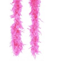Boa en fausse plume rose pour adulte - 1.80m - Accessoire girly pour soirée déguisée