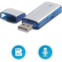 Dictaphone Numérique Clé USB Enregistreur-Espion Flash Drive Digital 8 Go