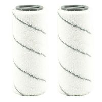 DAMILY® Lot de 2 brosses-rouleaux en microfibres gris Accessoires pour Karcher FC3 FC5