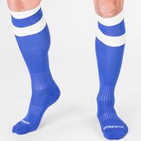CHAUSSETTES Chaussettes Football Socks Bleu-Blanc Barcode Berlin