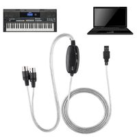 Câble MIDI USB, Ligne D'édition de Musique, Connexion D'un Clavier de Musique à Votre Ordinateur, pour Faire de L'enregistrement