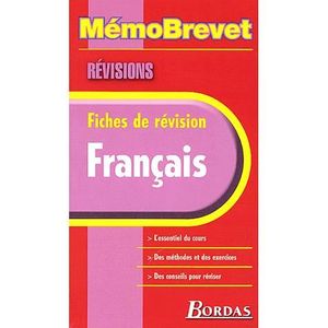 AUTRES LIVRES MEMO BREVET REVISION FRANCAIS