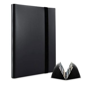 Classeur Cartes Animal Crossing 400 Cartes - Album 50 Pages 4 Poches - Similicuir Zippé