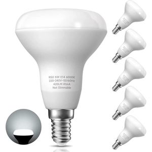 AMPOULE - LED Ampoule Led E14 Lampe, Blanc Froid 6000K, R50 Led 