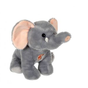 PELUCHE Gipsy Toys - Savanoos Sonore - Elephant - 24 cm - Gris
