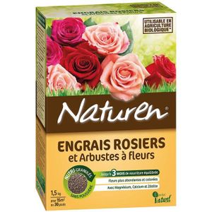 ENGRAIS Naturen Engrais Rosiers et Arbustes A Fleurs 1,5 k